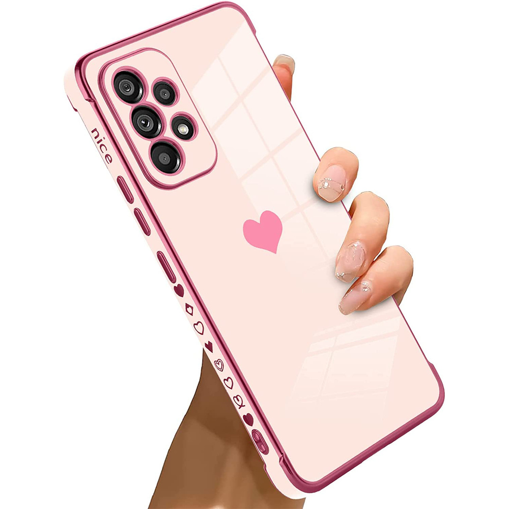 Hülle Für Samsung Galaxy A13 4g, Elektroherz, Roségold