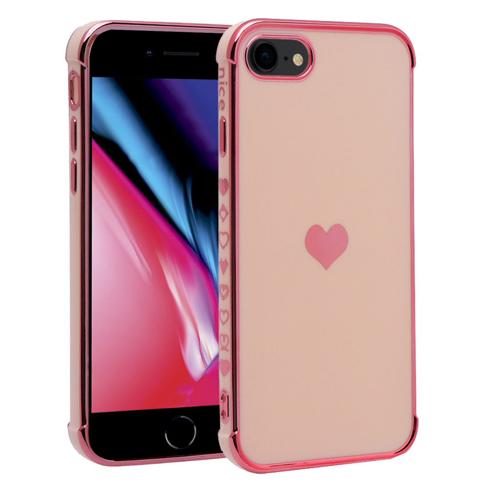 Hülle Für Iphone 7/8/se 2020/se 2022, Elektroherz, Roségold