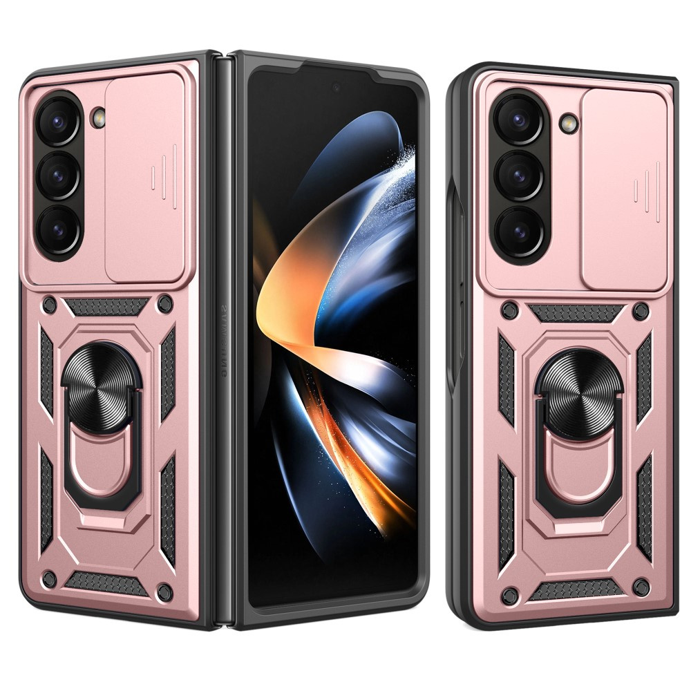 Gepanzerte Schutzhülle Für Samsung Galaxy Z Fold5 5g, Camshield Slide, Roségold