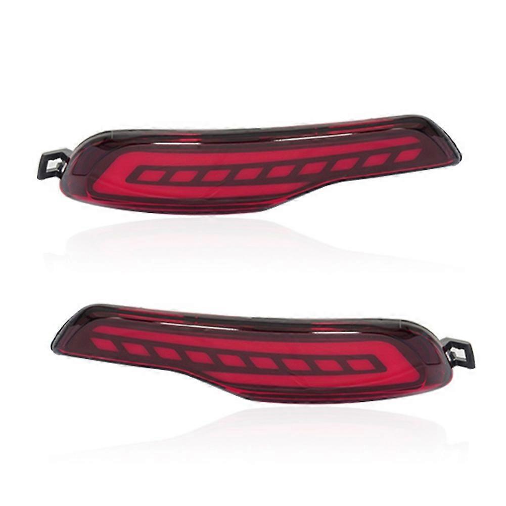 Led-heckstoßstangenreflektoren Für Jeep Cherokee 2014–2018, Bremslicht, Rückleuchten, Sequentielles Blinkerlicht