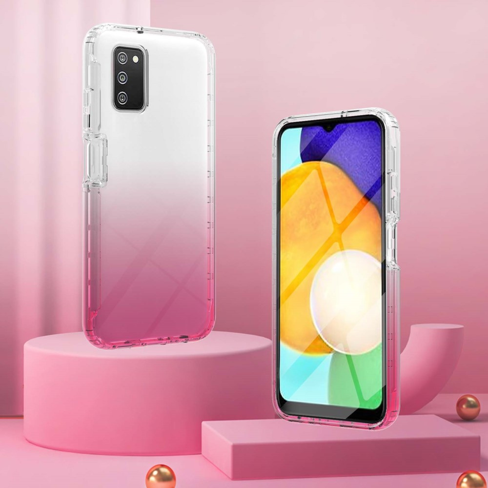 Stoßfeste Hülle Für Samsung Galaxy A03s, Farbverlauf Rot