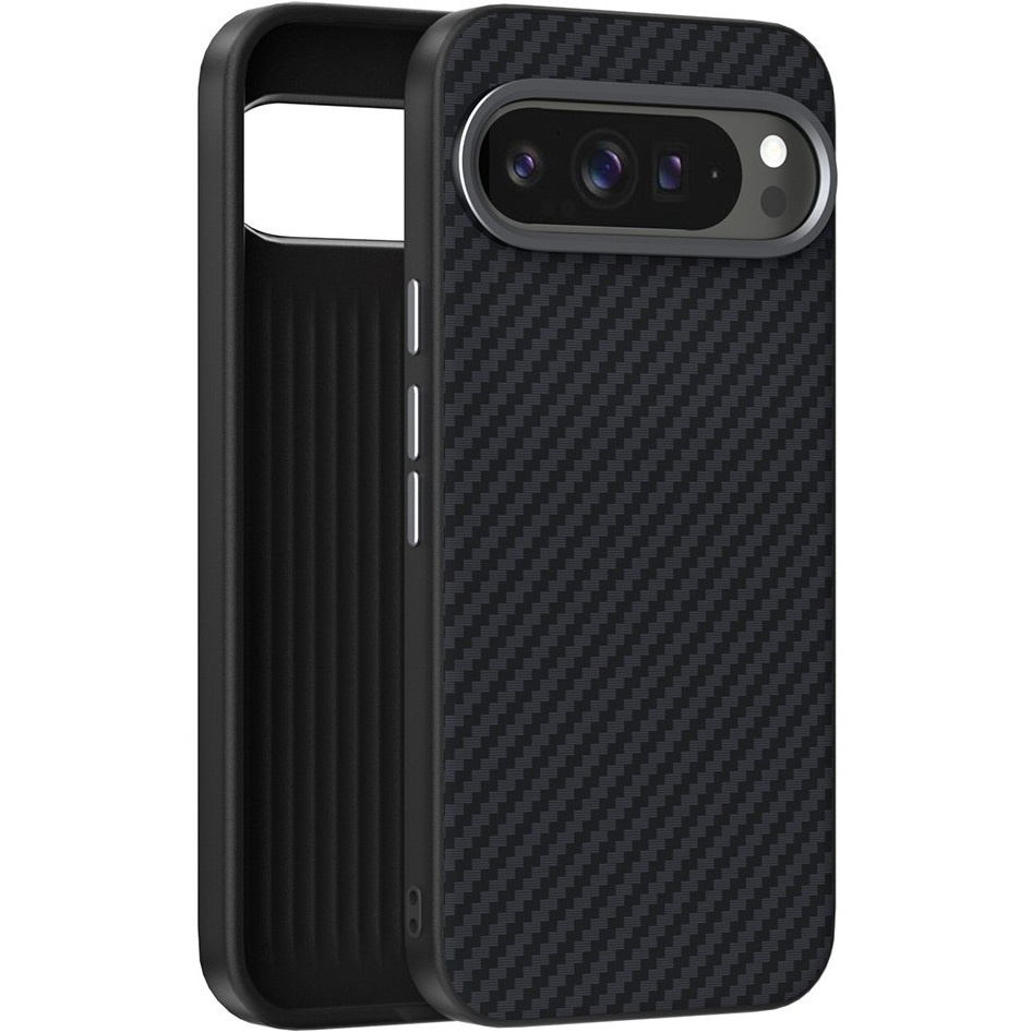 Abeel Hülle Für Google Pixel 10 / 10 Pro, Mit Magsafe-funktion, In Carbon-optik, Schwarz