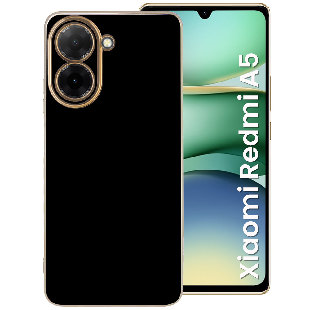 Schutzhülle Für Xiaomi Redmi A5, Glamour Camshield, Schwarz
