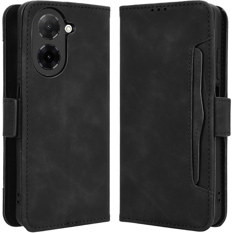 Klapphülle Für Xiaomi Redmi A5, Mit Kartenfach, Schwarz