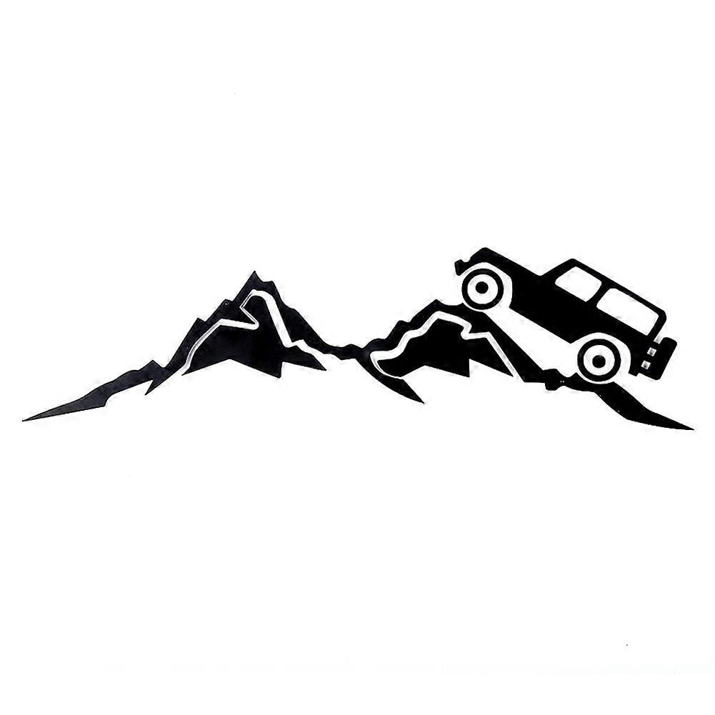 Für Wrangler Jl Jt 2018-2023 Dashboard Handschuh Box Berg Szene Pvc Aufkleber Aufkleber Zubehör
