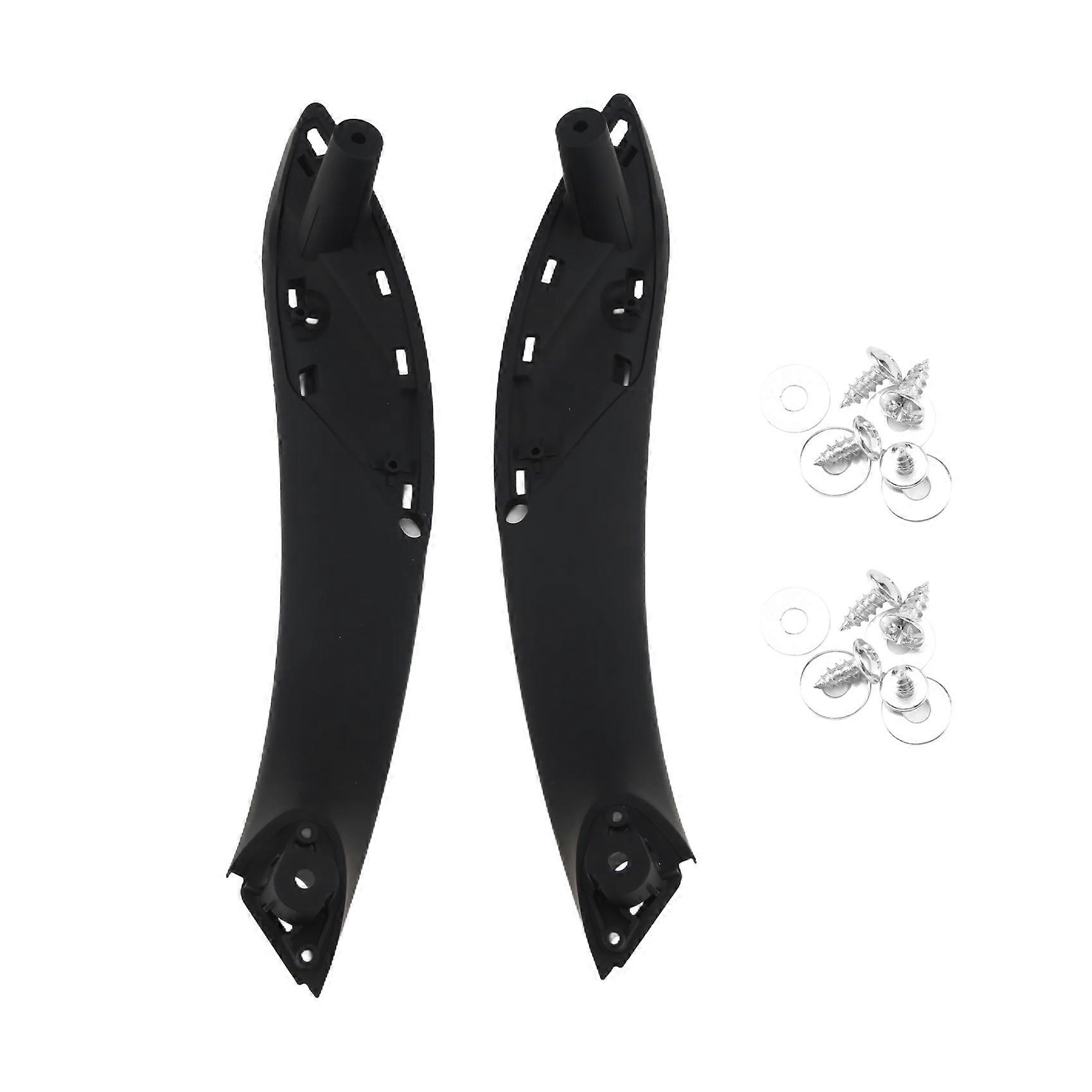 Schwarz Vorne Links/rechts Auto Innentür Griff Trim Pull Grab Panel Griff Für-3 4 Serie F30 F80 In