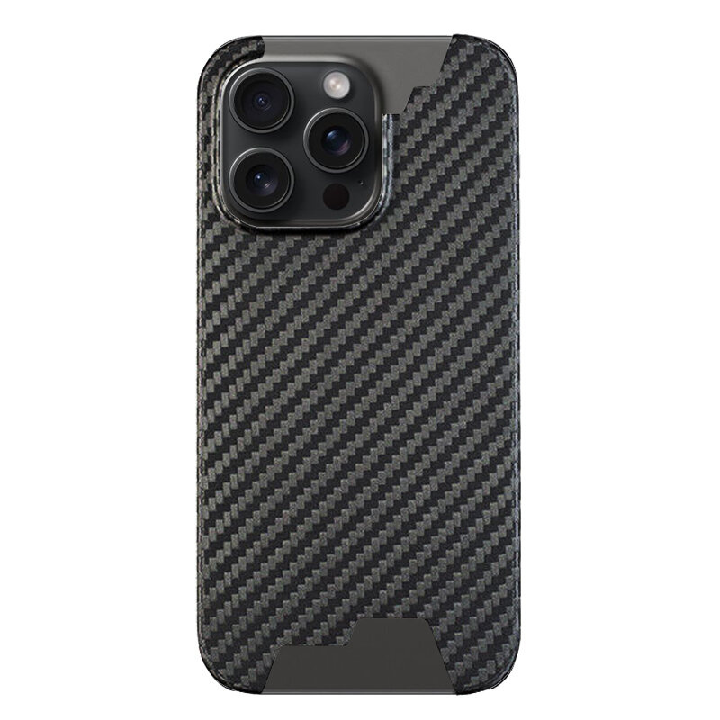 Carbonfaser-hülle Für Iphone 15 Pro Max, Mattschwarz
