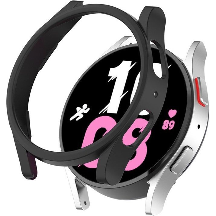 Harte Pc-rahmenhülle Für Samsung Galaxy Watch 5 40 Mm, Schwarz