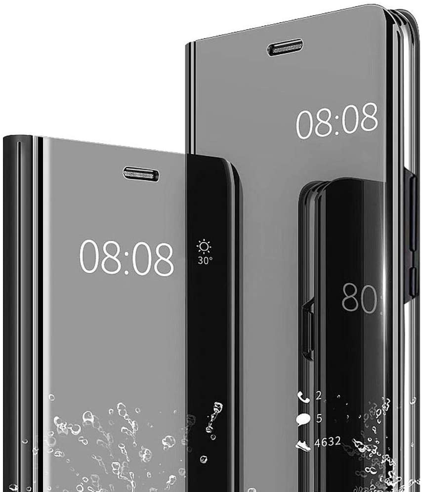 Schutzhülle Für Huawei Y6p, Clear View, Schwarz