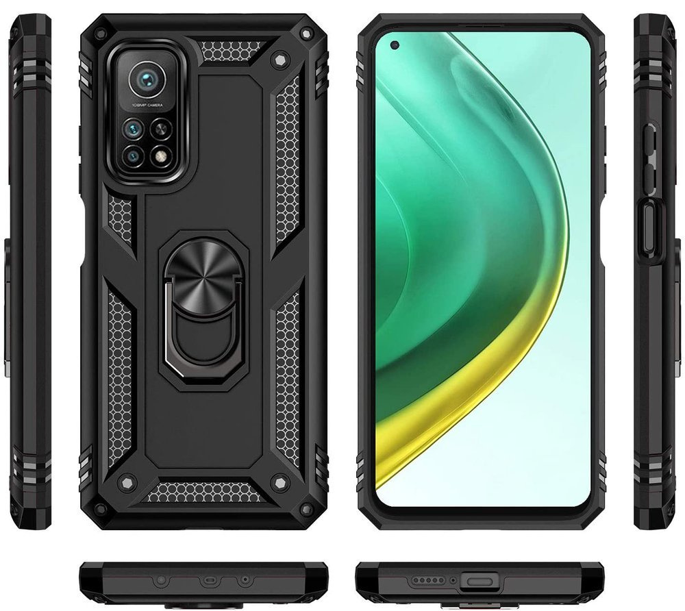 Gepanzerte Schutzhülle Für Xiaomi Mi 10t/mi 10t Pro, Nox Case Ring, Schwarz