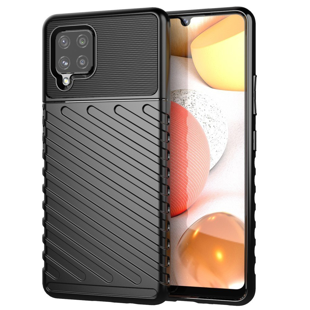 Schutzhülle Für Samsung Galaxy A42 5g, Thunder, Schwarz