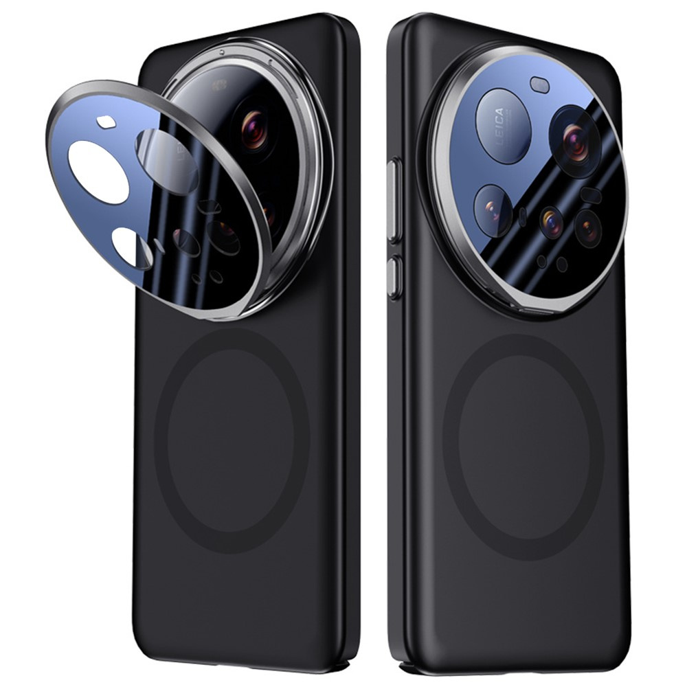Schutzhülle Für Xiaomi 15 Ultra, Hartschalen-schutzhülle Mit Ständer, Magsafe-kompatibel, Schwarz
