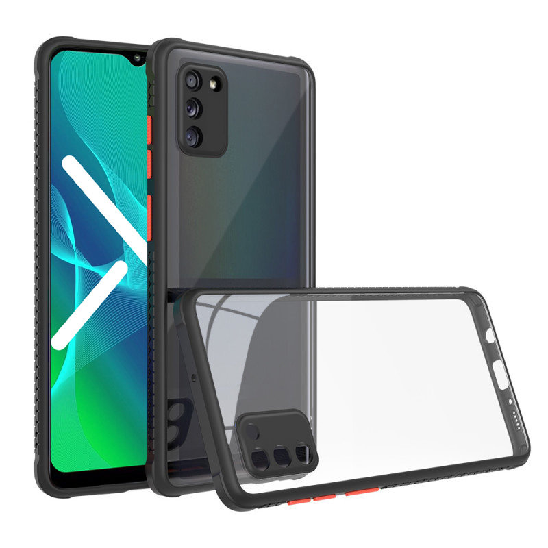 Defender Hybrid Schutzhülle Für Samsung Galaxy A03s, Schwarz
