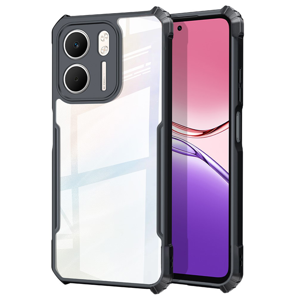 Schutzhülle Für Oppo A5x, Stoßfest, Hybrid, Schwarz