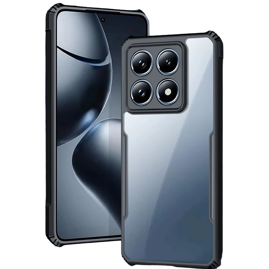 Schutzhülle Für Xiaomi 14t, Stoßfest, Hybrid, Schwarz
