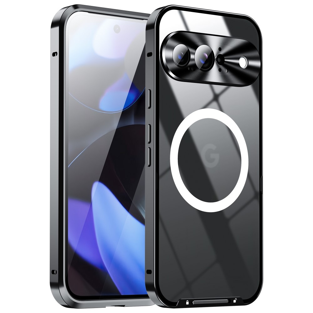 Google Pixel 9 Kameraschutzhülle, Camshield Magsafe, Schwarz