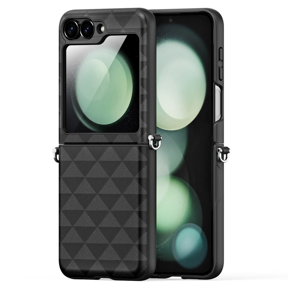 Dux Ducis Hülle Für Samsung Galaxy Z Flip7 Fe / Z Flip6, Fitt, Schwarz