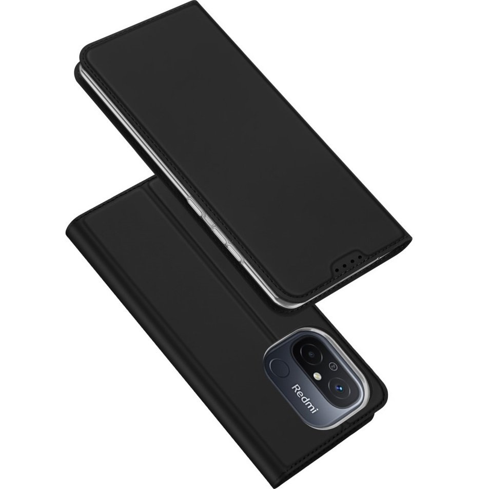 Dux Ducis Hülle Für Xiaomi Redmi 12c, Skinpro, Schwarz