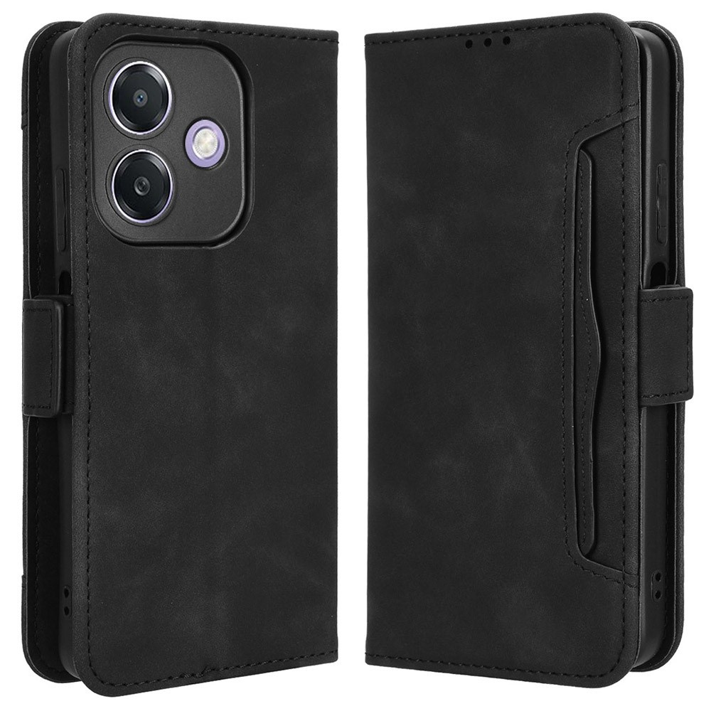 Klapphülle Für Oppo A40 / Oppo A40m, Mit Kartenfach, Schwarz