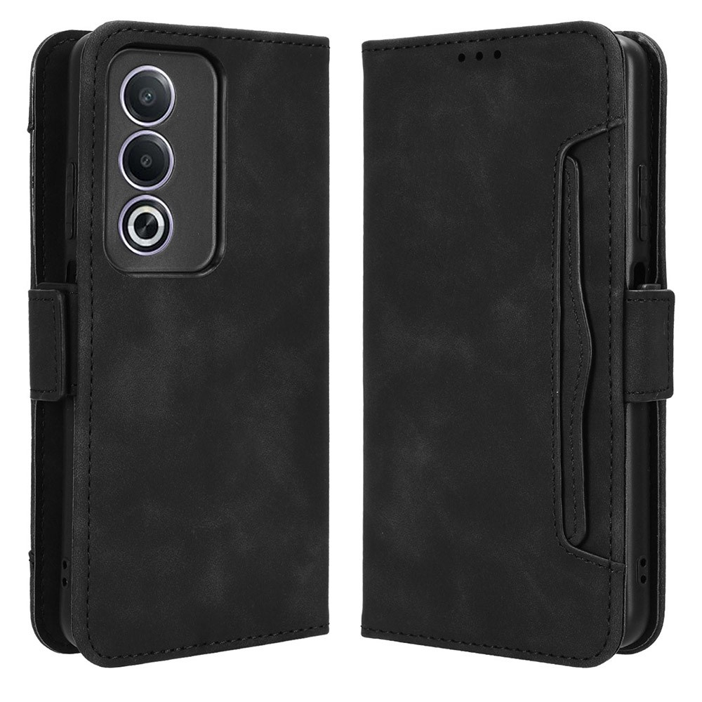 Klapphülle Für Oppo A80, Mit Kartenfach, Schwarz