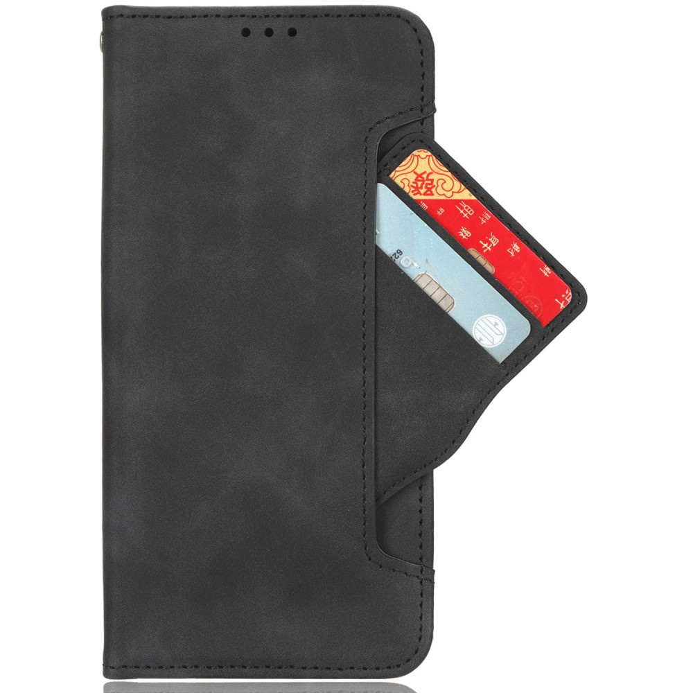 Realme 12 Flip Case, Kartenfach, Schwarz