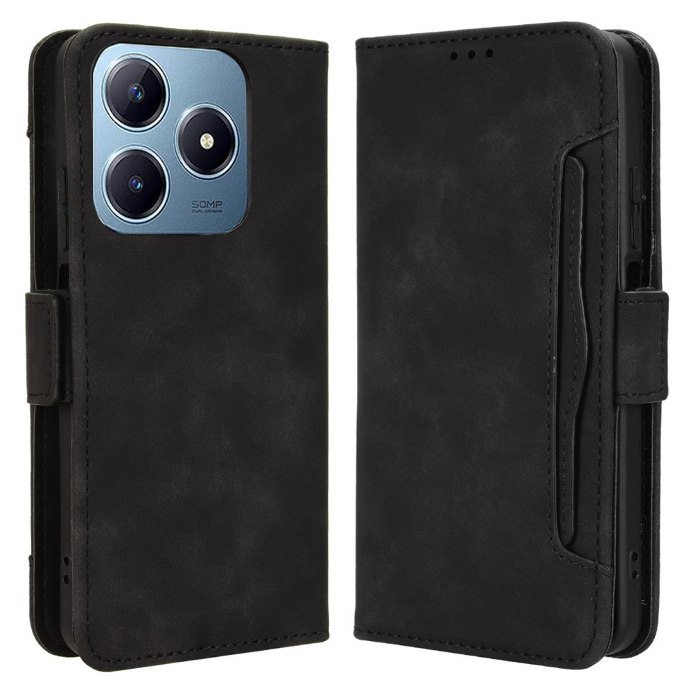 Klapphülle Für Realme C63, Mit Kartenfach, Schwarz