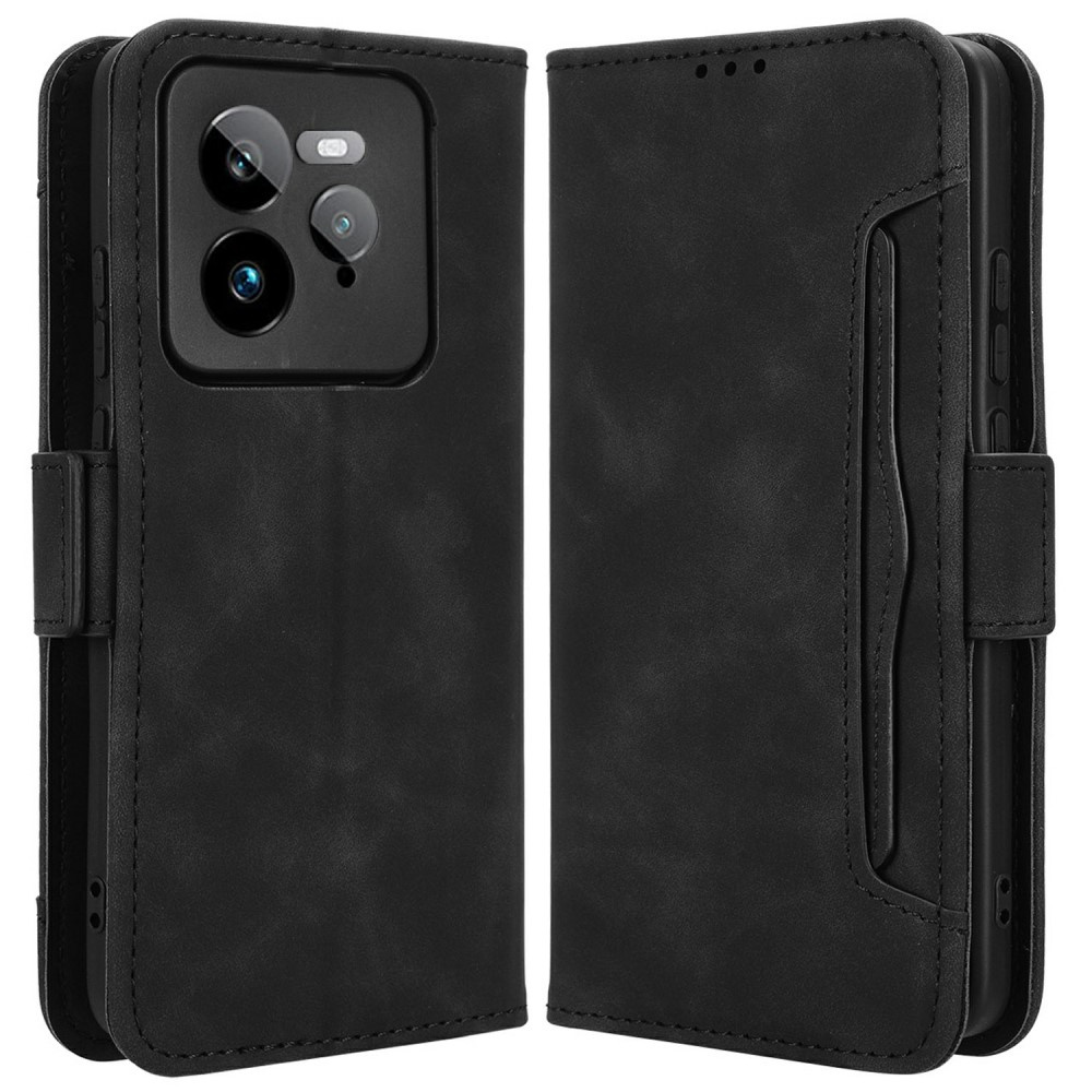 Realme Gt 7 Pro Flip Case, Kartensteckplatz, Schwarz