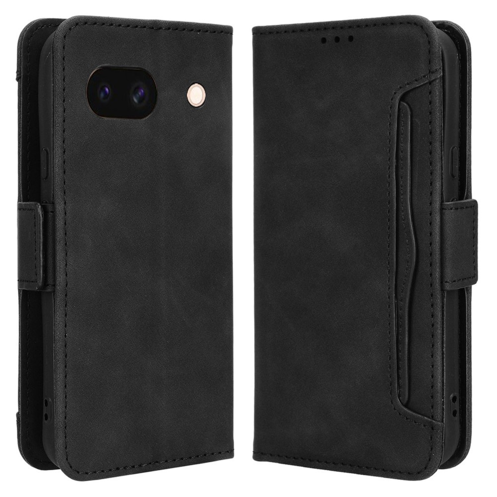 Klapphülle Für Google Pixel 8a, Mit Kartenfach, Schwarz