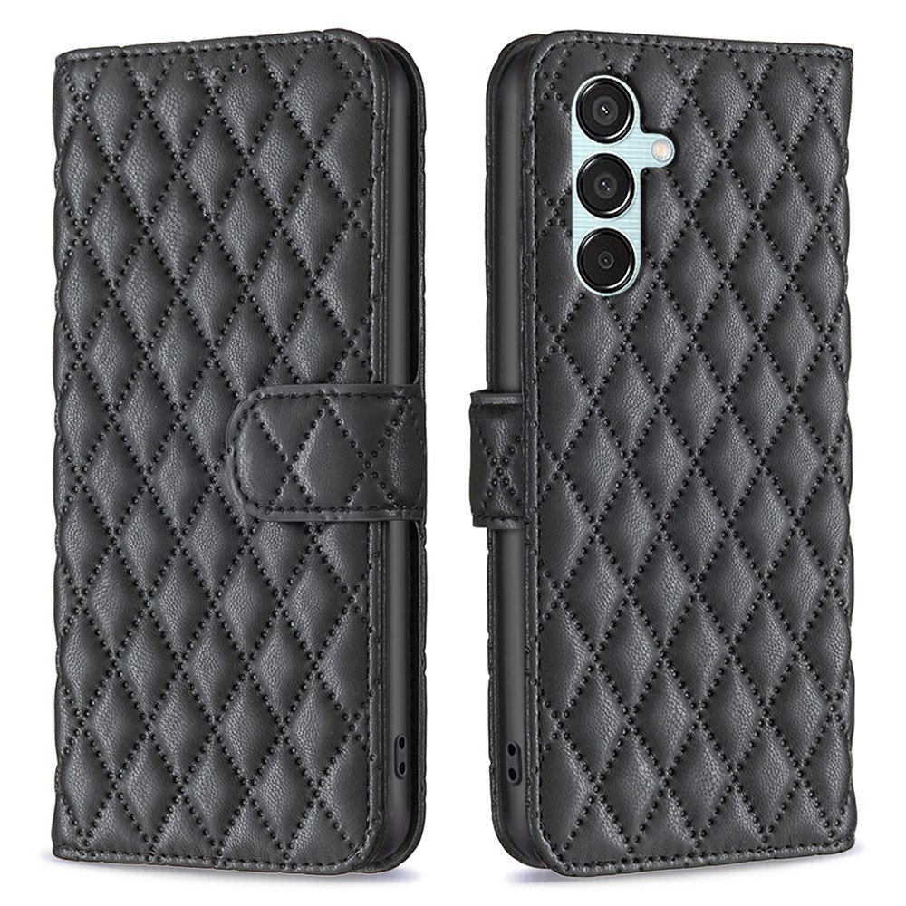 Klapphülle Für Samsung Galaxy M15 5g, Brieftaschenmodell, Farbe: Binfen, Schwarz