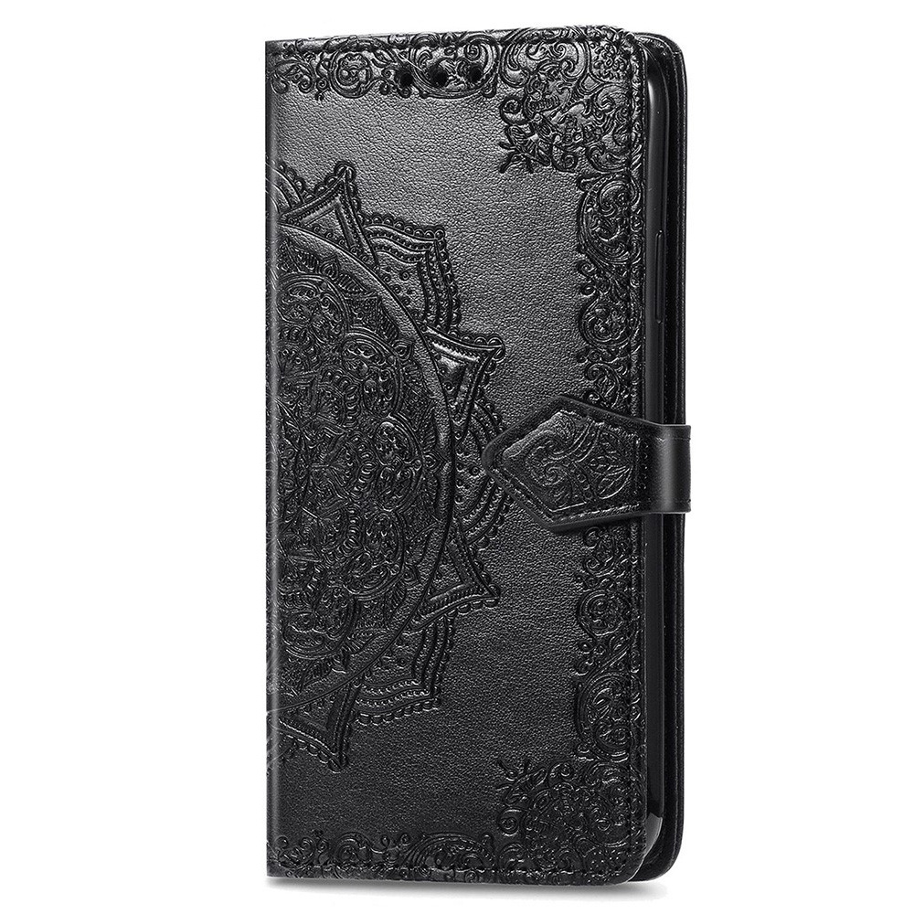 Klapphülle Für Samsung Galaxy M53 5g, Mandala, Schwarz