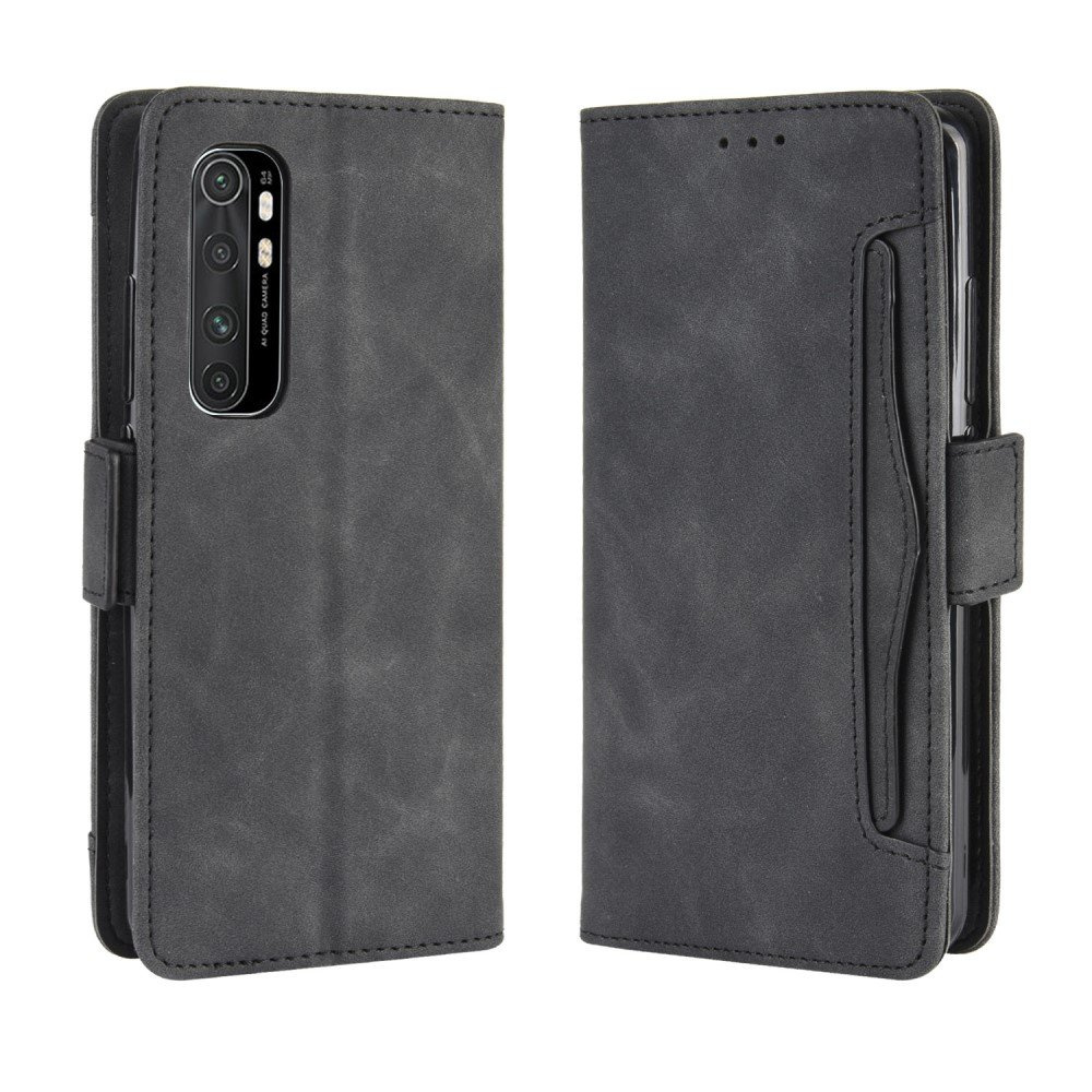 Klapphülle Für Xiaomi Mi Note 10 Lite, Mit Kartenfach, Schwarz
