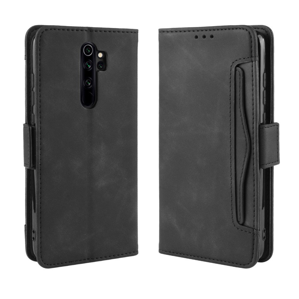 Klapphülle Für Xiaomi Redmi Note 8 Pro, Mit Kartenfach, Schwarz