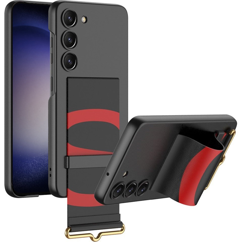 Schutzhülle Für Samsung Galaxy S23 Plus, Gkk Strap Case, Schwarz