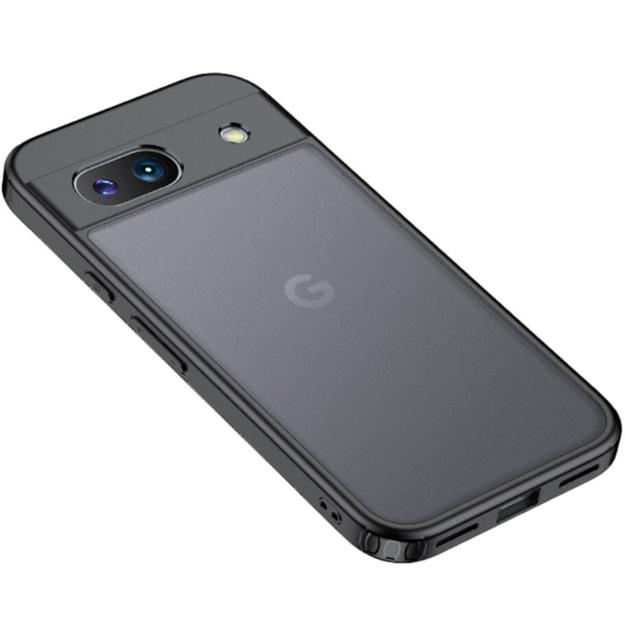 Google Pixel 8a Fusion Hybrid-hülle, Schwarz