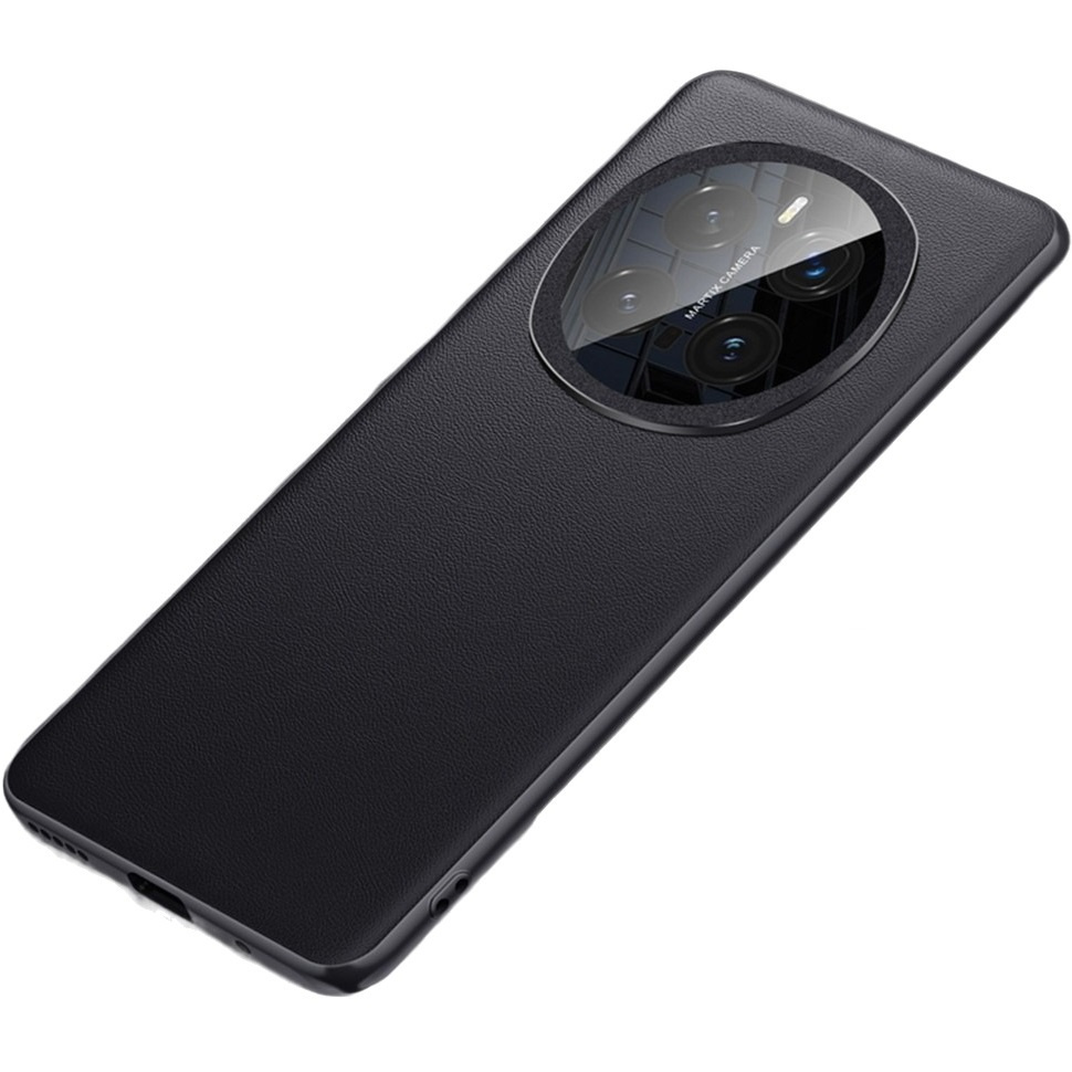 Schutzhülle Für Honor Magic 7 Pro 5g, Leder-hybrid, Magsafe, Schwarz