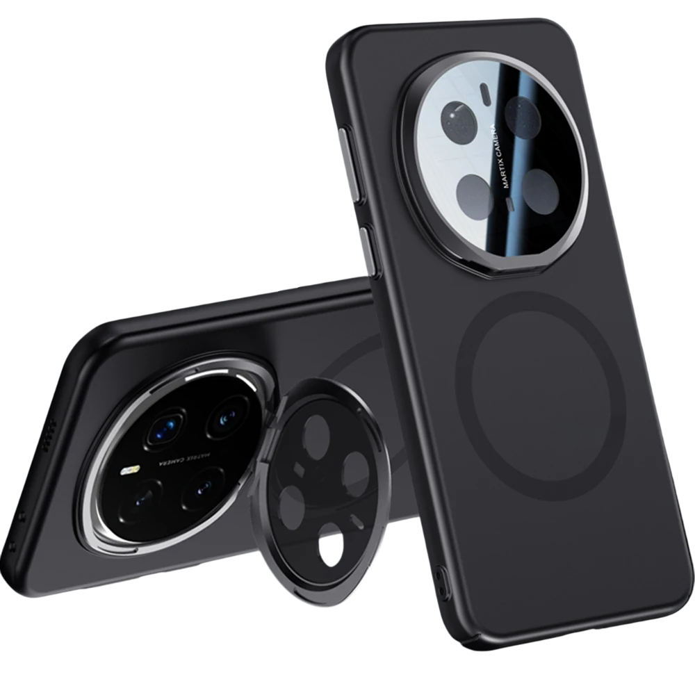 Schutzhülle Für Honor Magic 7 Pro, Mit Ständer, Magsafe-anschluss, Schwarz