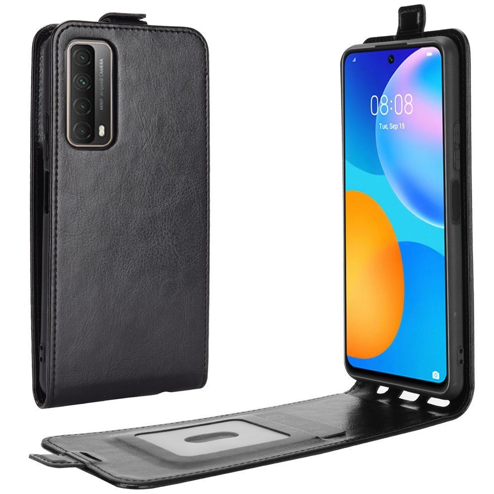 Huawei P Smart 2021 Flip-hülle Mit Kartenfach, Schwarz