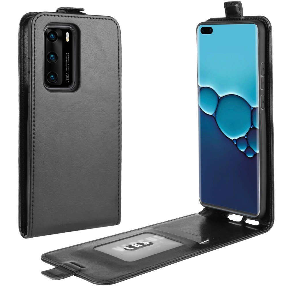 Klapphülle Für Huawei P40, Flip, Schwarz