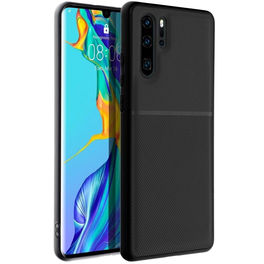 Schutzhülle Für Huawei P30 Pro, Mit Magnetischer Halterung, Schwarz