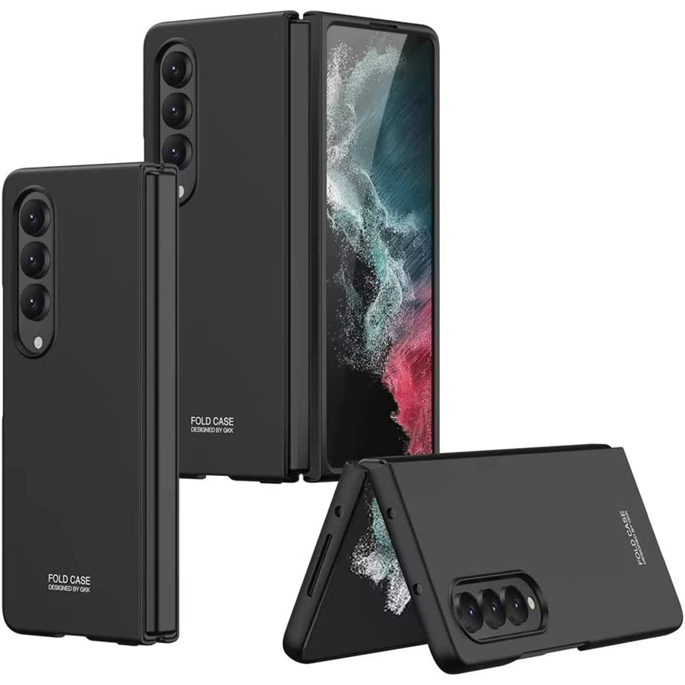 Gkk Hartschalen-pc-schutzhülle Für Samsung Galaxy Z Fold 4 5g, Schwarz