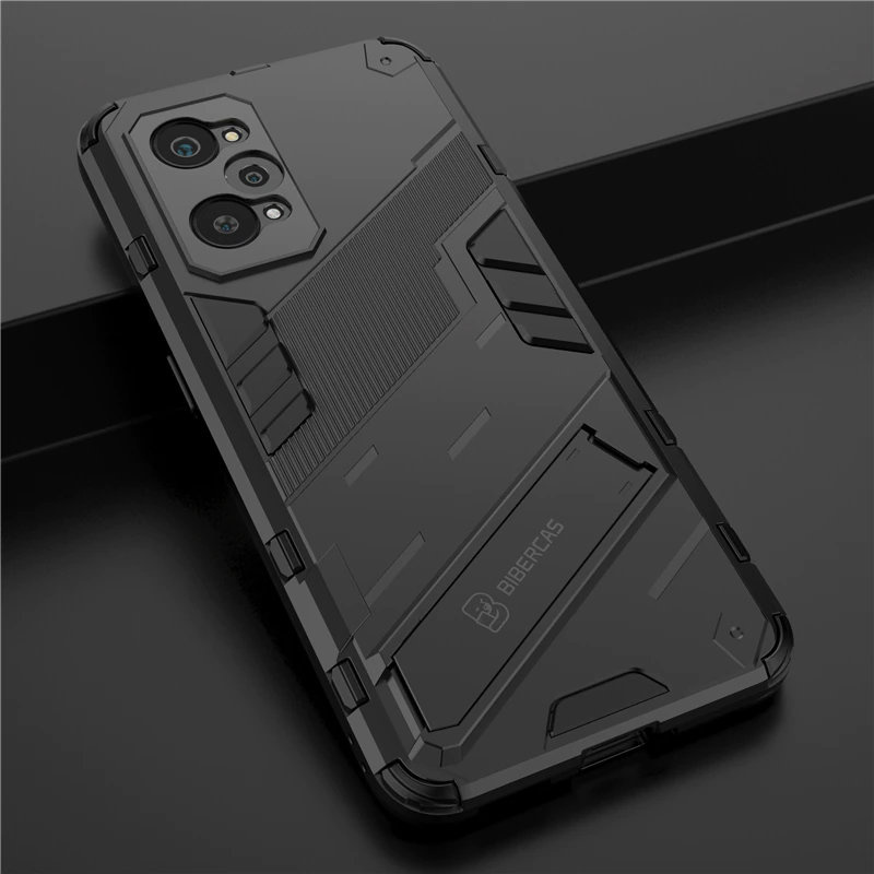 Schutzhülle Für Realme Gt 2 5g / Gt Neo 2 / Gt Neo 3t, Mit Militär-aufstellfunktion, Schwarz