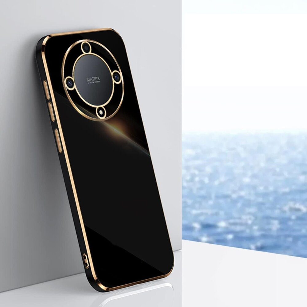 Honor Magic 6 Lite 5g Hülle, Glamour Camshield, Schwarz