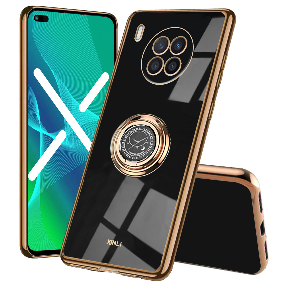 Schutzhülle Für Huawei Nova 8i, Electro Ring, Schwarz