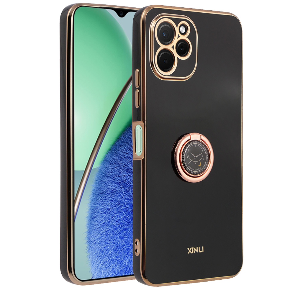 Schutzhülle Für Huawei Nova Y61, Electro Ring, Schwarz