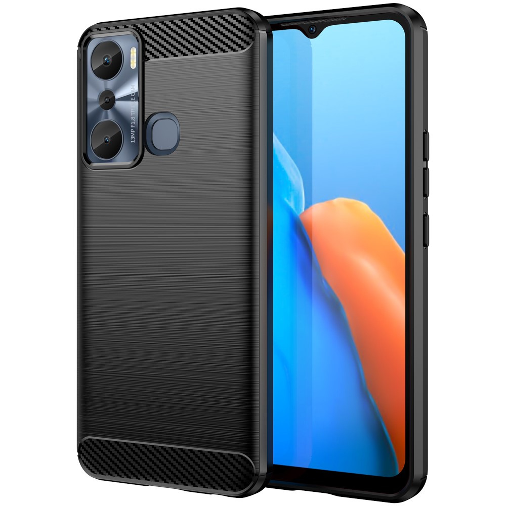 Schutzhülle Für Infinix Hot 20i, Karbon, Schwarz