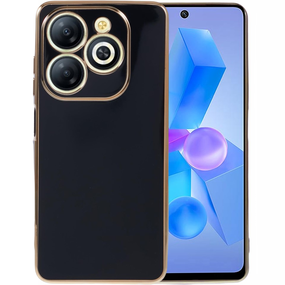 Infinix Hot 40i Hülle, Glamour Camshield, Schwarz