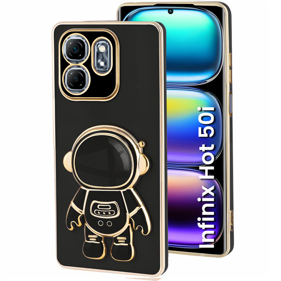 Schutzhülle Für Infinix Hot 50i 4g, Astronaut, Schwarz