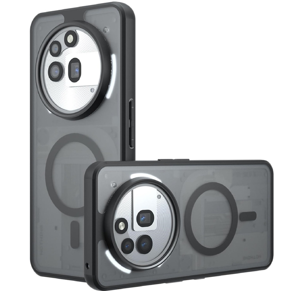 Hülle Für Nothing Phone 3a Pro, Mit Magsafe, Matt Schwarz