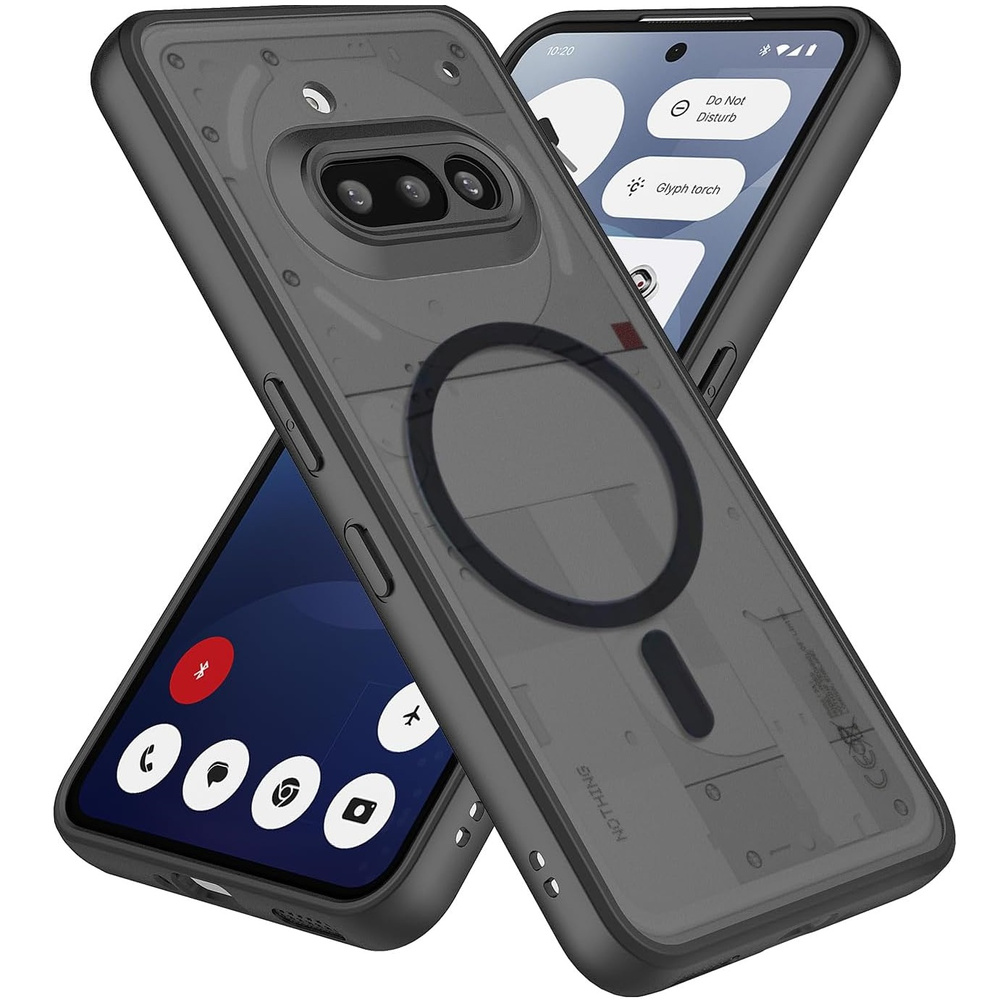 Hülle Für Nothing Phone 3a, Mit Magsafe, Matt Schwarz
