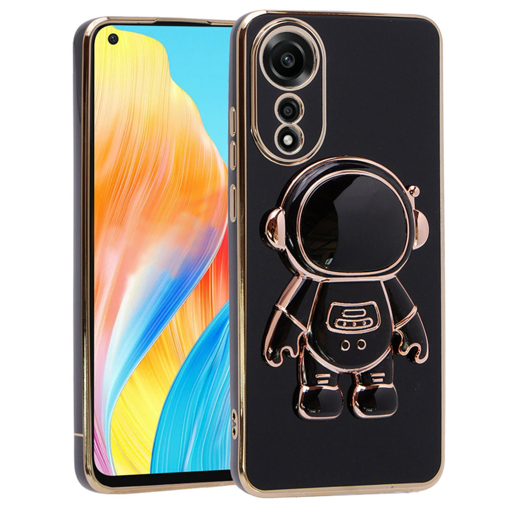 Schutzhülle Für Oppo A78 4g, Astronaut, Schwarz